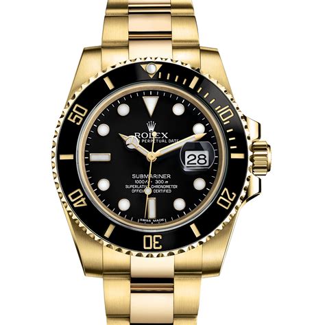 rolex gold watch black face|authentic Rolex gold submariner watch.